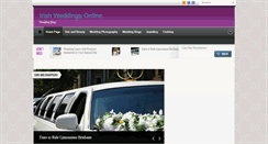 Desktop Screenshot of irish-weddings-online.com