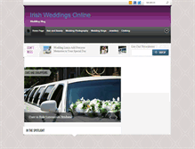 Tablet Screenshot of irish-weddings-online.com